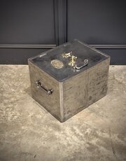 Victorian Polished Cast Iron Safe 