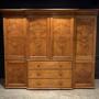 Victorian Pollard Oak Breakfront Wardrobe