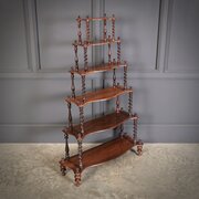 Victorian Rosewood Six Tier Whatnot Stand