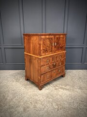 Walnut Cabinet On Chest
