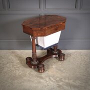 William IV Rosewood Sewing Table