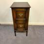 Oak Two Drawer Filing Cabinet 