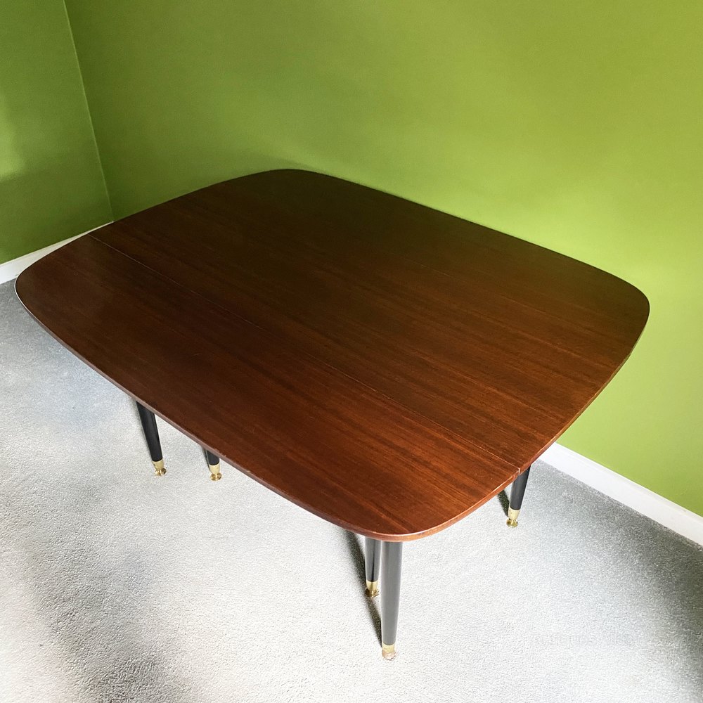 Antiques Atlas 1950s G Plan Tola And Black Drop Leaf Dining Table