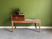 1970s Chippy Heath Teak Nordic Telephone Table