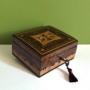 Antique Continental Victorian Miniature Wooden Box