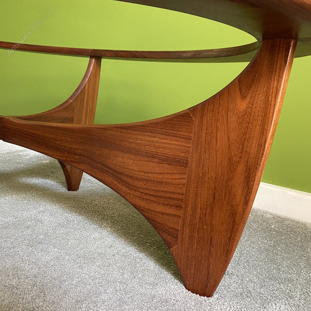 Antiques Atlas G Plan Astro Oval Teak And Glass Coffee Table