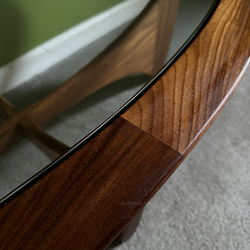 Antiques Atlas - G Plan Astro Oval Teak And Glass Coffee Table ...