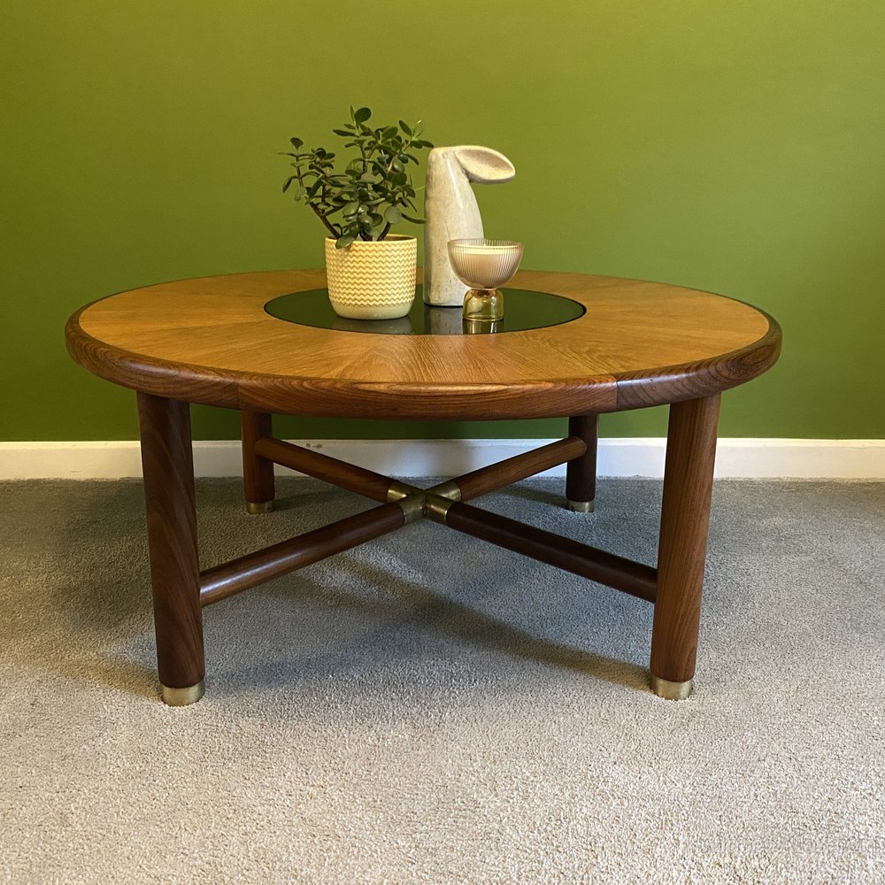 Antiques Atlas G Plan Sunburst Teak And Glass Coffee Table, 1960s