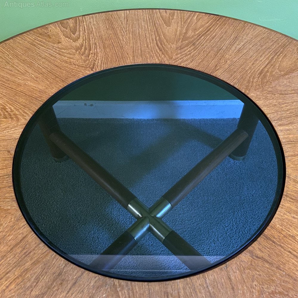 Antiques Atlas G Plan Sunburst Teak And Glass Coffee Table, 1960s