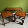 G Plan Teak Nest of 3 Tables with Coffee Table