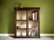 Late Victorian Glazed Display Cabinet / Bookcase