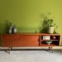Mid Century Scandinavian Slimline Teak Sideboard