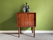 Mid Century Teak Vinyl Record Cabinet 