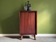 Mid Century Vinyl Record Cabinet, 1950s Vintage