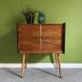 Mid Century Vinyl Record Cabinet