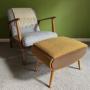 Sherborne Pandora Mid Century Sewing Foot Stool