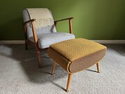 Sherborne Pandora Mid Century Sewing Foot Stool