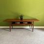 Teak 2 Tier Long Coffee Table