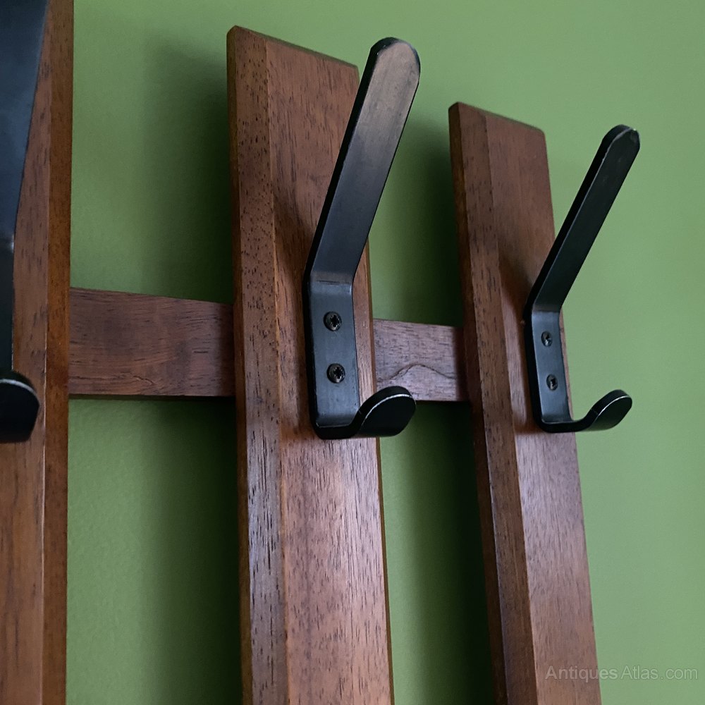 Antiques Atlas Vintage Mid Century Teak Hall Stand, Coat Rack