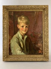 David Jagger - Oil Painting - Portrait Of A Boy