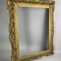 Quality 19th C. Gilt Plaster Swept Picture Frame 