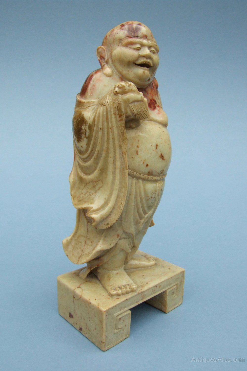 Antiques Atlas Very Fine Chinese Soapstone Carving Budai (Qing)