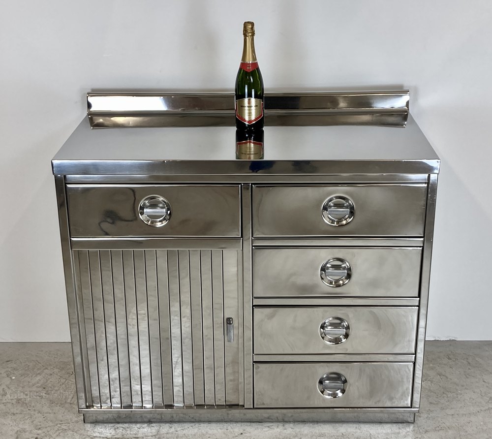 Antiques Atlas Vintage Stainless Steel Industrial Kitchen Unit
