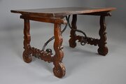 17thc Walnut Spanish Table With Original Patina