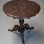 19thc Black Forest carved linden wood centre table