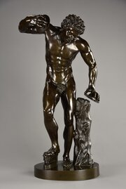 19thc Grand Tour Bronze Of The ‘The Dancing Faun