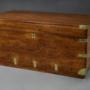 19thc Camphor Wood Travelling Trunk Of Good Patina