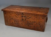 Early 17thc North Italian Cypress Wood Chest