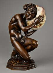Early 20thc French Bronze Neapolitan Fisherboy
