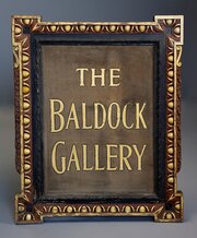 Early 20thc Carved Shop Sign ‘The Baldock Gallery