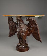 Exceptional 18thc Large Carved Eagle Table/carving