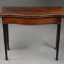 Fine 18th Century Serpentine Mahogany Card Table