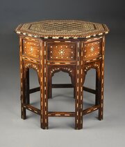 Fine Quality 19thc Anglo Indian Inlaid Table