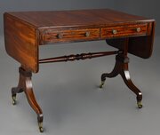 Fine Quality 19thc Regency Mahogany Sofa Table