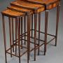 Fine quality Edwardian Quartetto inlaid tables