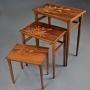 Fine quality French nest of tables by Émile Gallé
