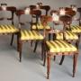 Fine quality set of six Regency rosewood chairs