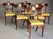 Fine Quality Set Of Six Regency Rosewood Chairs