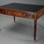 Large early 19thc Regency six drawer writing table