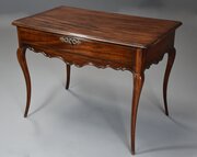 Late 18thc French Walnut Table With Superb Patina