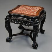 Late 19thc Chinese Hardwood Pot Stand