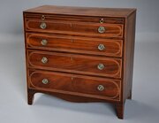 Late 19thc Hepplewhite style chest by Druce  Co