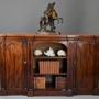 Mid 19thc Mahogany Breakfront Bookcase 