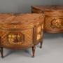Pair of exhibition quality Italian side cabinets