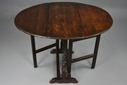 Rare 17thc Oak Gateleg Table Of Small Proportions