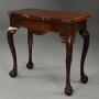 Rare 18thc Irish American black walnut tea table
